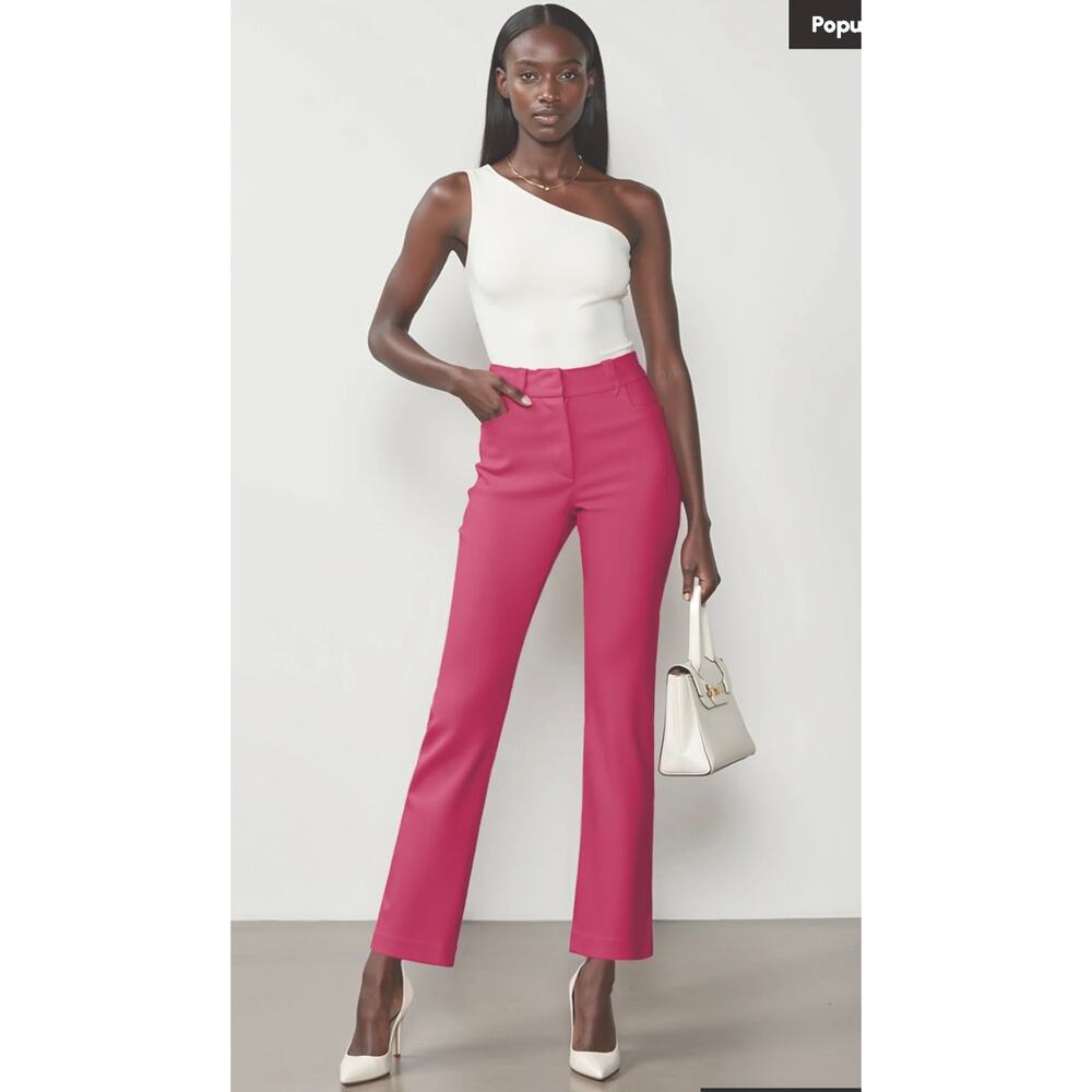 Banana Republic. Barbie pink. Office siren. Crop pants. Pockets. Legally Blonde